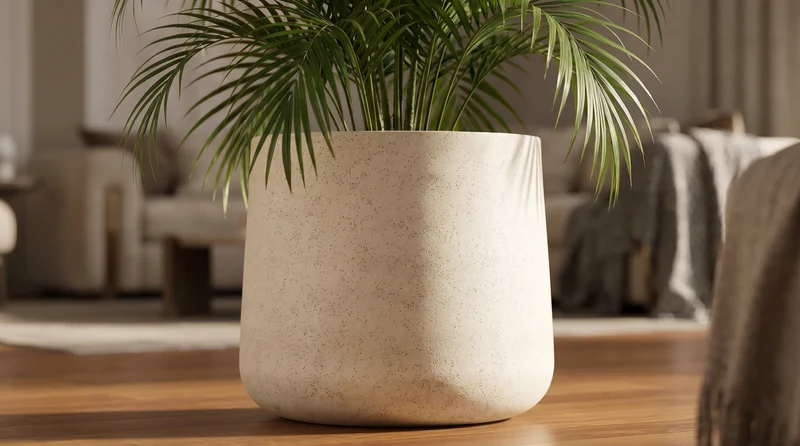 Pflanztopf Kiesel beige | 34X29