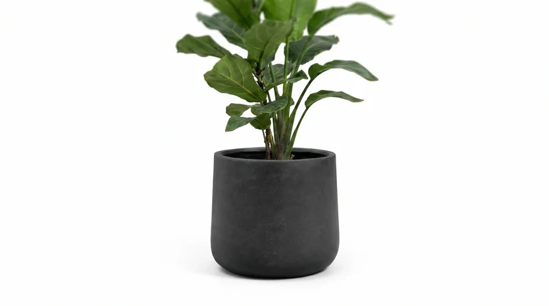 Pflanztopf Kiesel schwarz | 34X29
