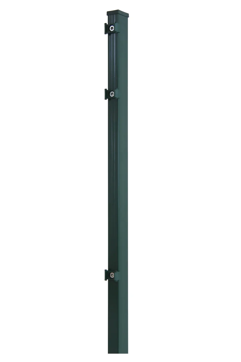 Zaun-Pfosten 60 x 40 Verzinkt / Grün
