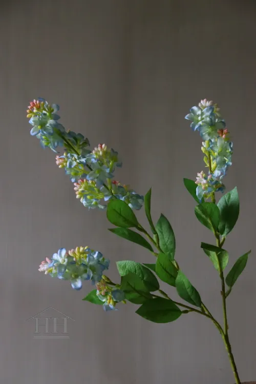 Kunst privet flower blauw 64 cm