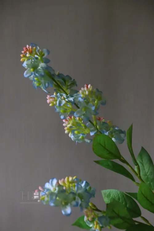 Kunst privet flower blauw 64 cm