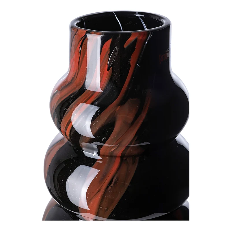 WAVE FRONT Vase schwarz