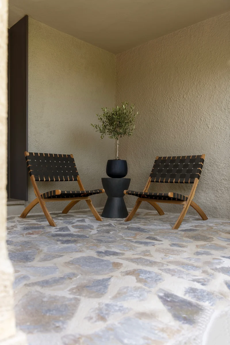 Übertopf Mini Pax Schwarz aus Fiberstone