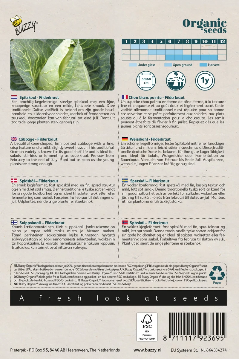 Spitzkohl Filderkraut Samen BIO