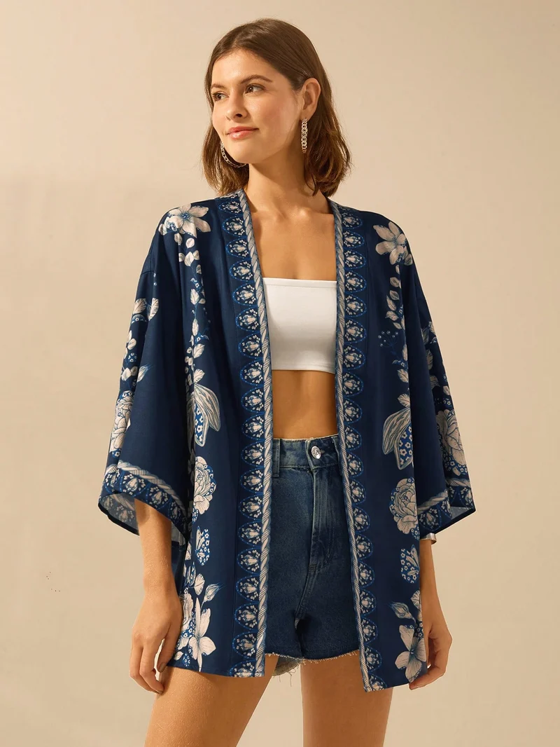 Kimono Ample Langarm | La Parisienne