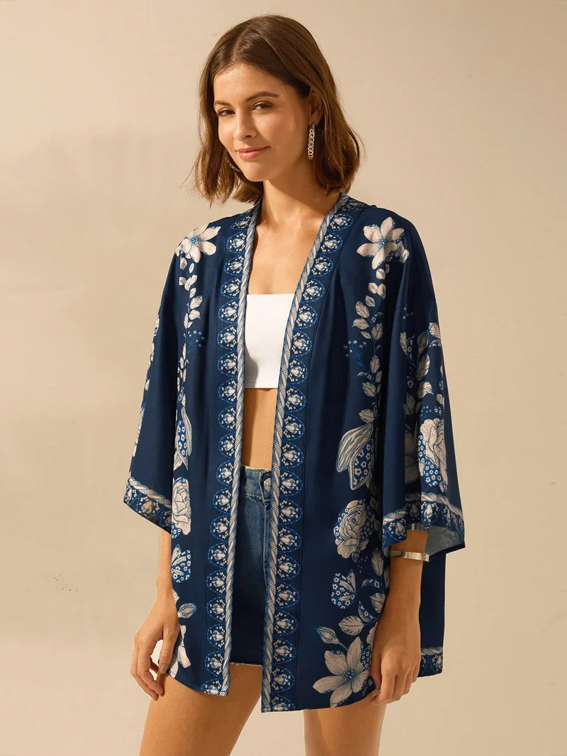 Kimono Ample Langarm | La Parisienne