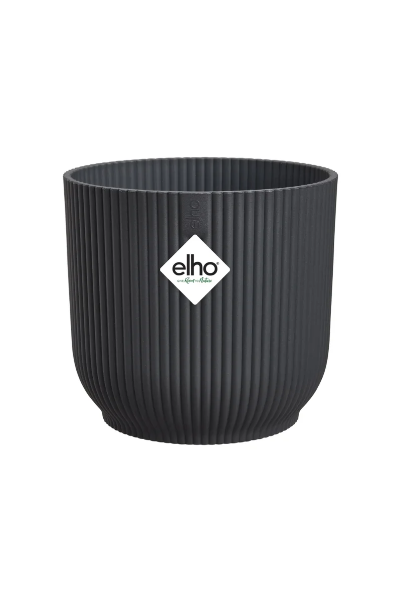 Blumentopf Elho Vibes Fold Rund 16 cm Anthrazit