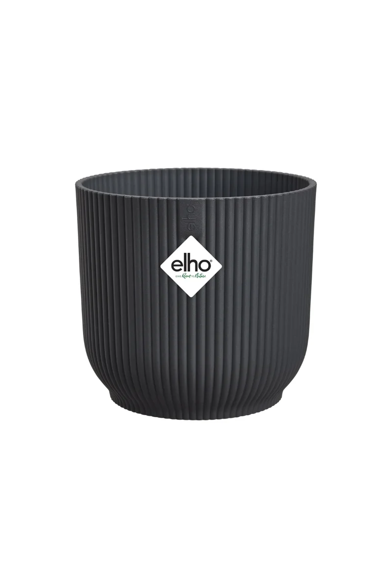 Blumentopf Elho Vibes Fold Rund 14 cm Anthrazit