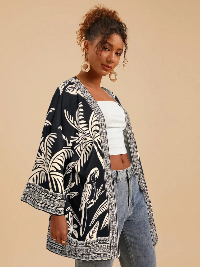 Kimono Ample Langarm | La Parisienne