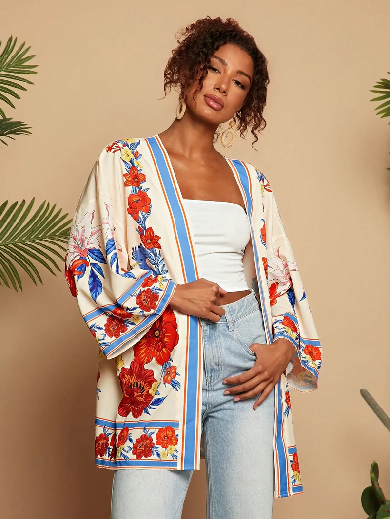 Kimono Ample Langarm | La Parisienne