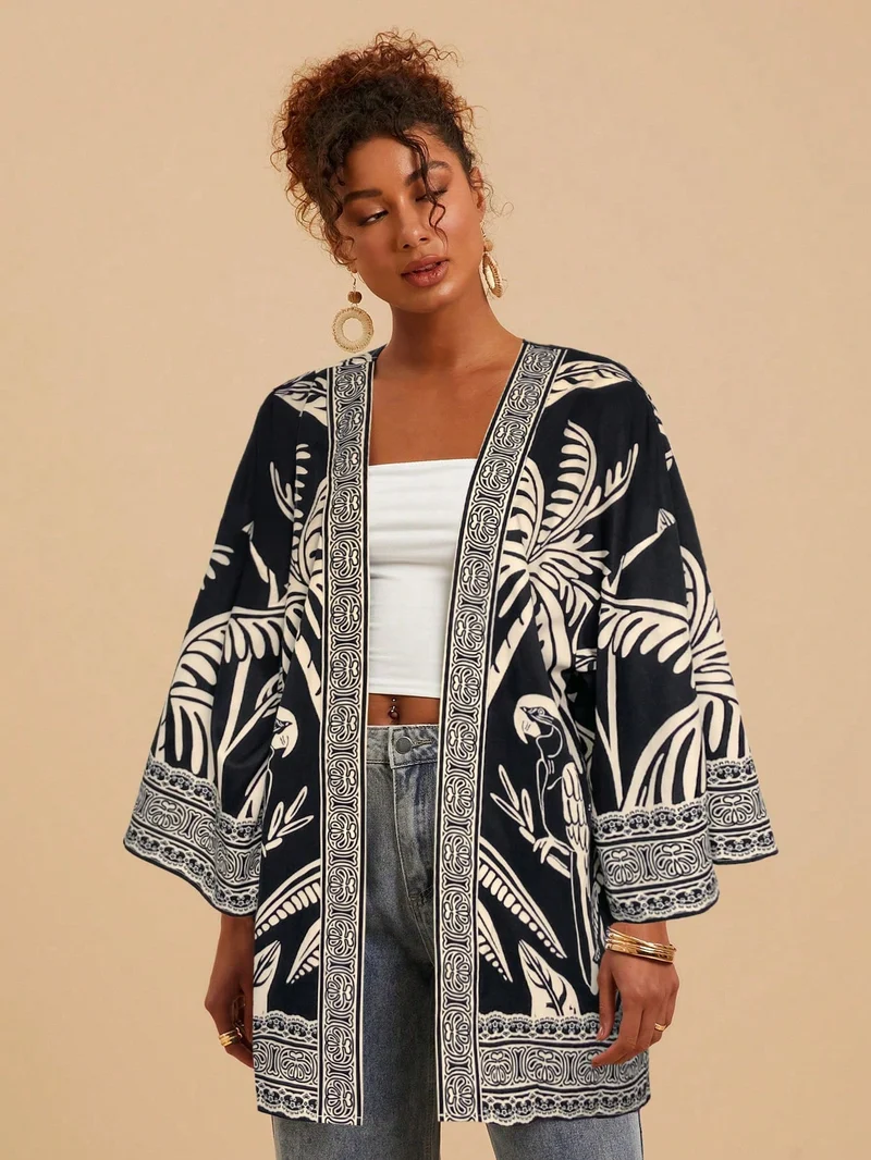 Kimono Ample Langarm | La Parisienne