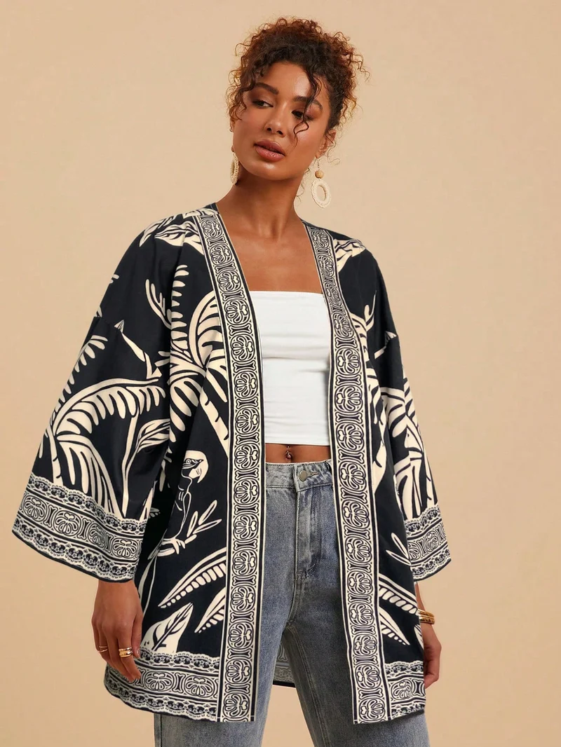 Kimono Ample Langarm | La Parisienne