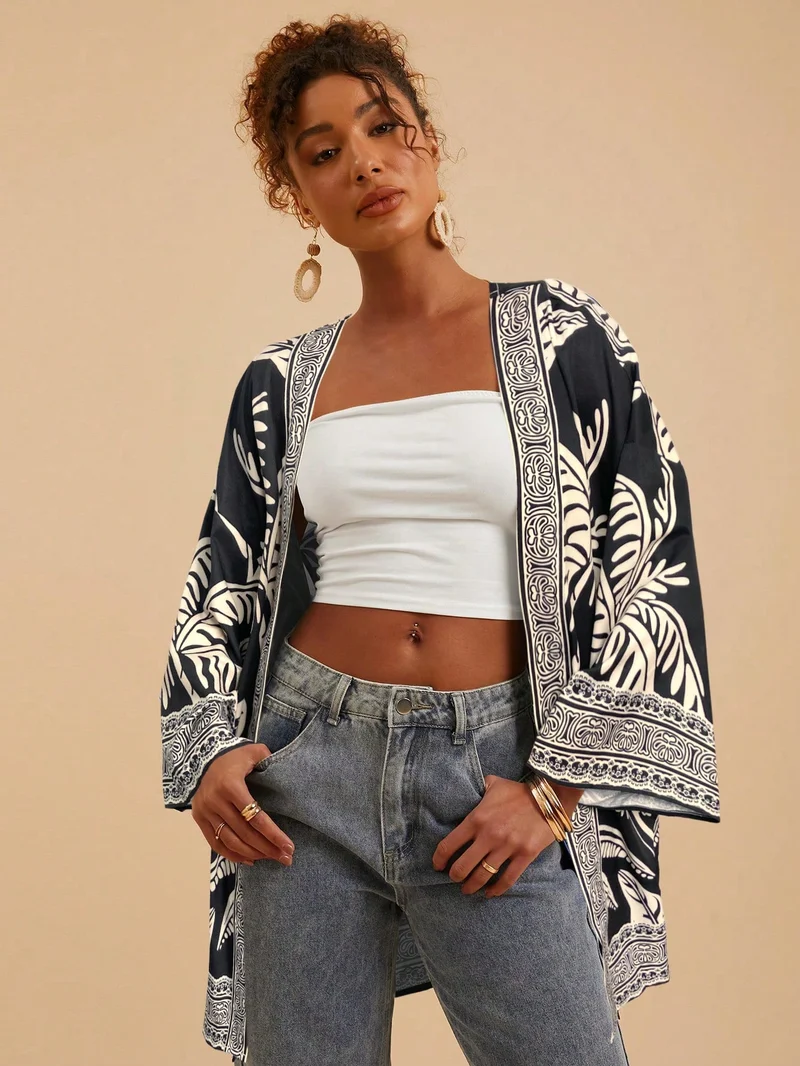 Kimono Ample Langarm | La Parisienne