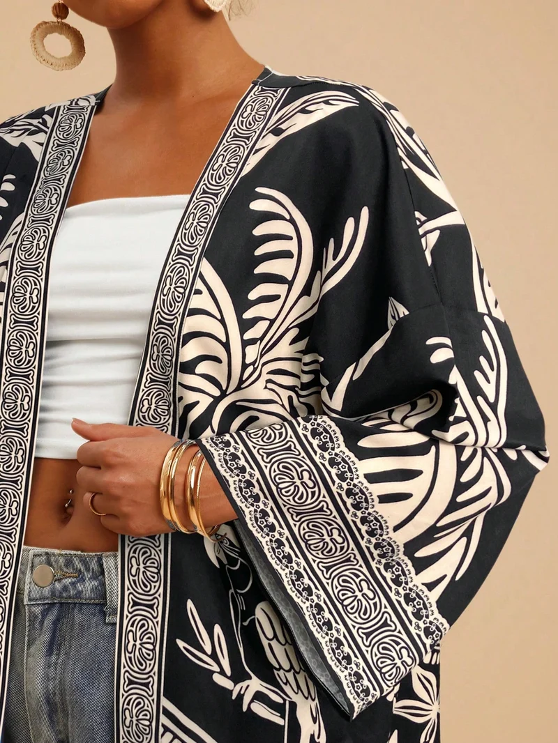 Kimono Ample Langarm | La Parisienne