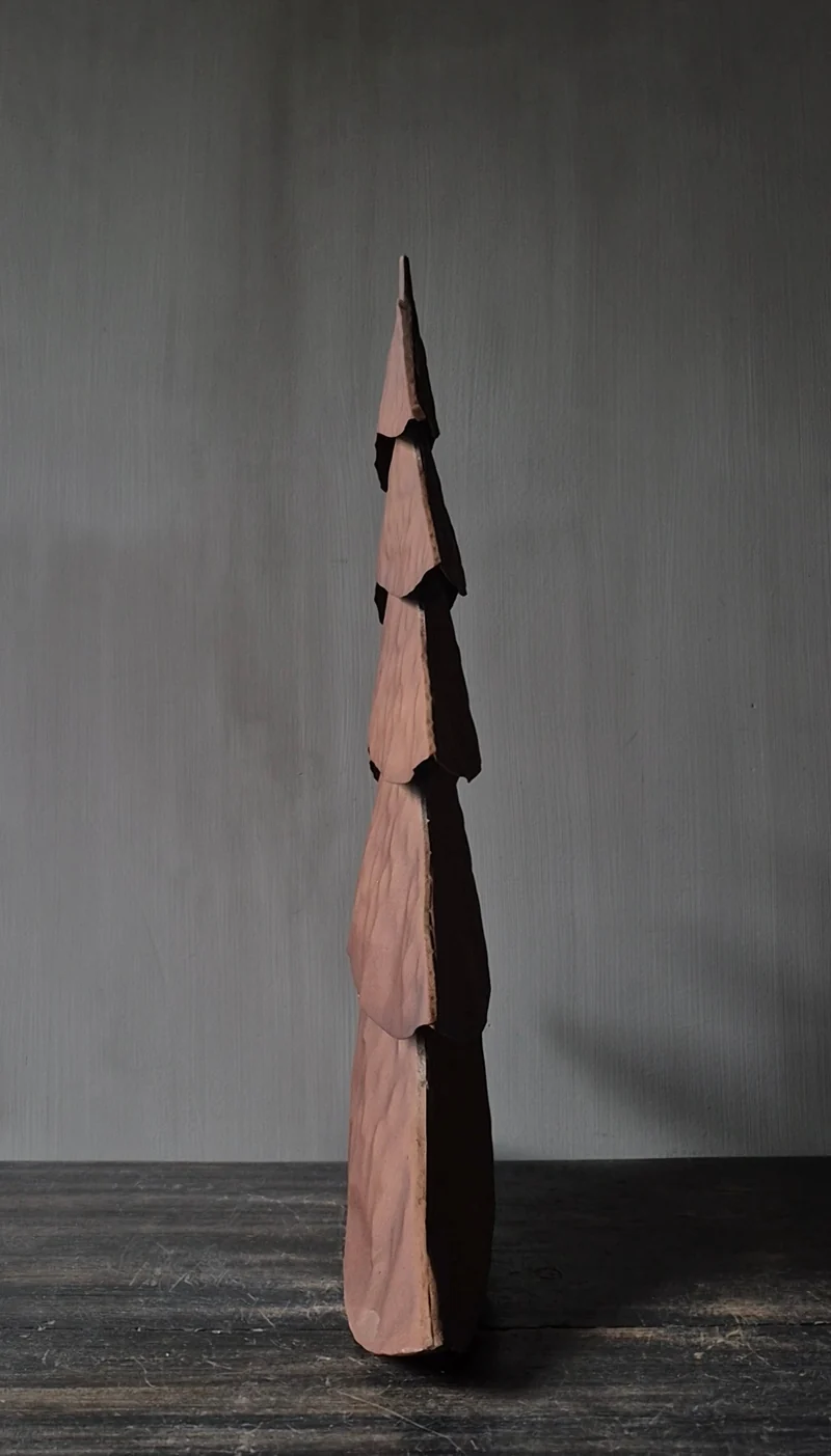 Metalen boom roest - 48x37 cm