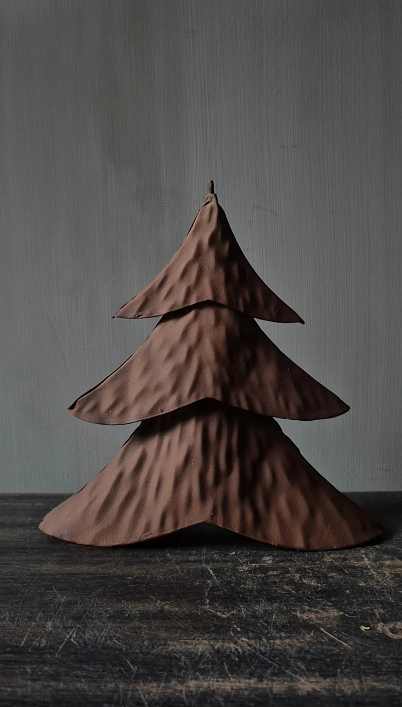 Metalen boom roest - 24x24 cm