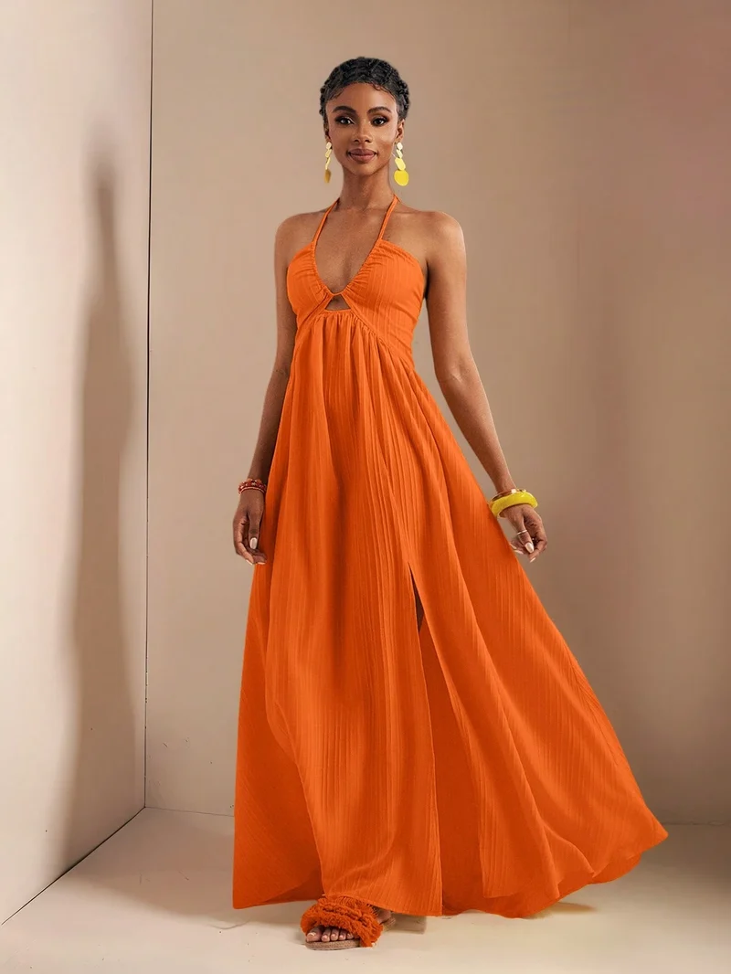 Chic Neckholder-Kleid für Frauen | La Parisienne