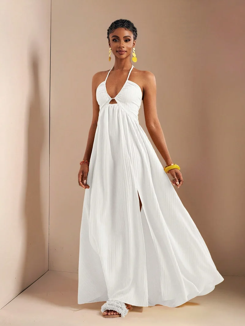 Chic Neckholder-Kleid für Frauen | La Parisienne
