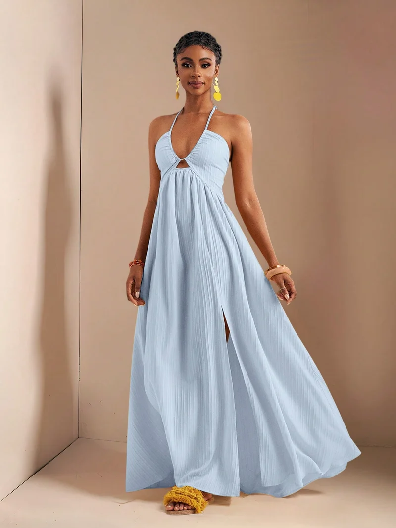 Chic Neckholder-Kleid für Frauen | La Parisienne
