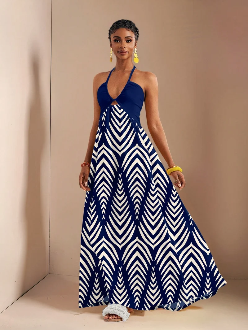 Chic Neckholder-Kleid für Frauen | La Parisienne