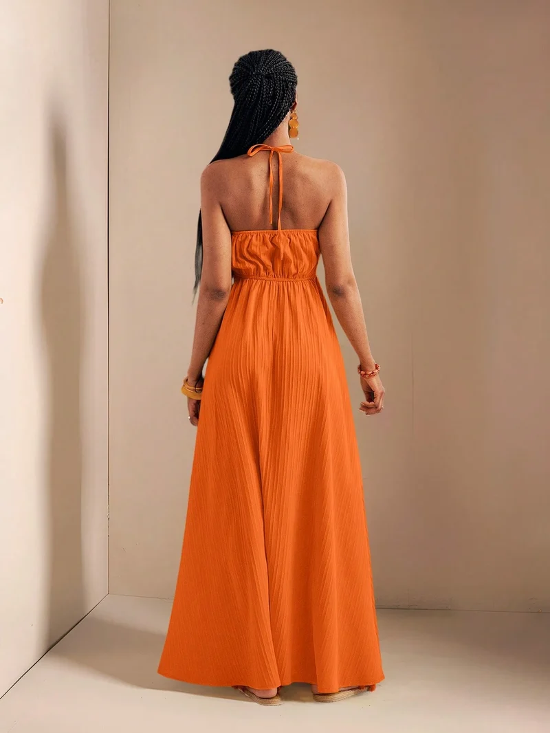 Chic Neckholder-Kleid für Frauen | La Parisienne