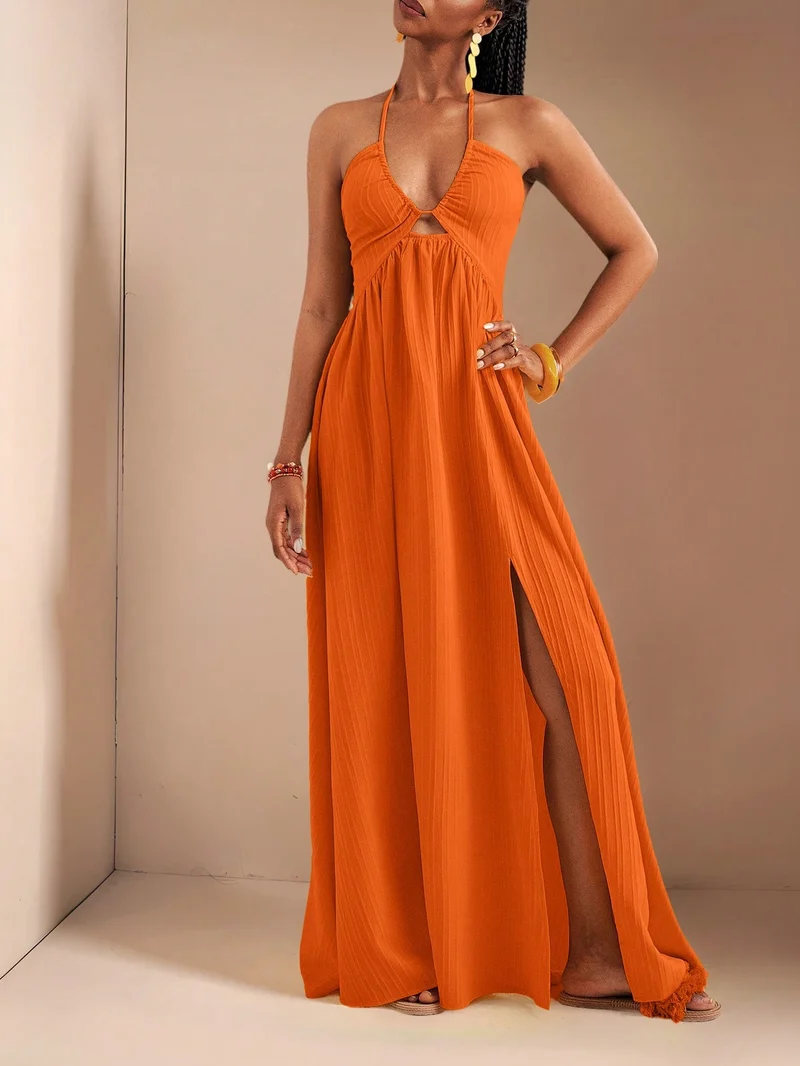 Chic Neckholder-Kleid für Frauen | La Parisienne