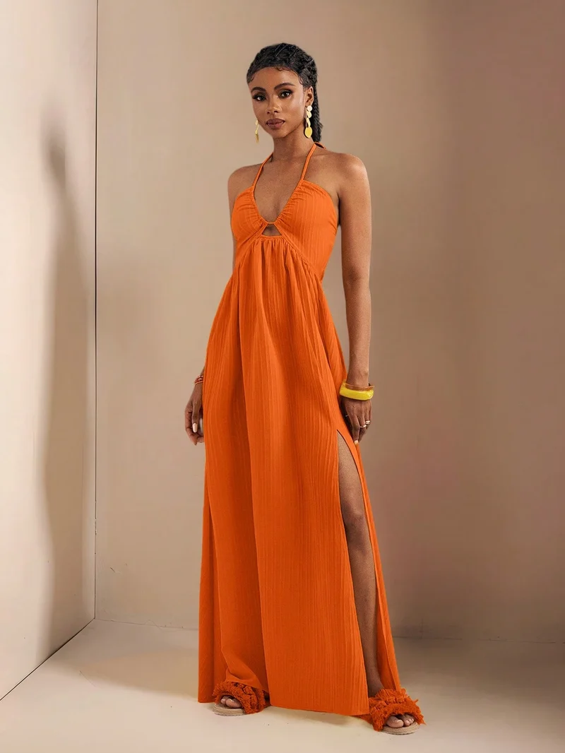 Chic Neckholder-Kleid für Frauen | La Parisienne