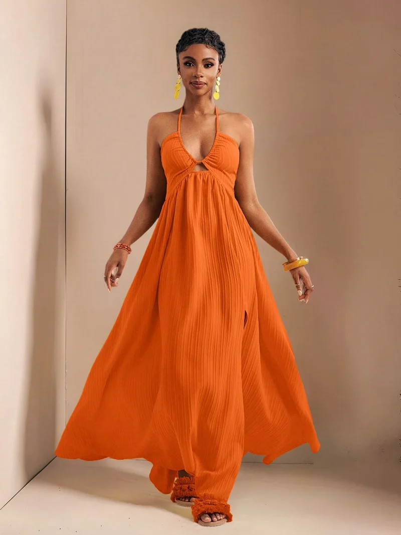 Chic Neckholder-Kleid für Frauen | La Parisienne