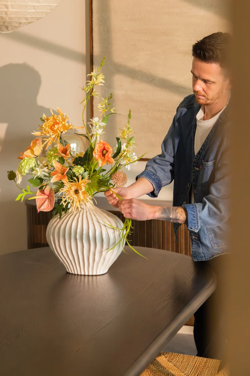 Kunstblumenstrauß Golden Garden