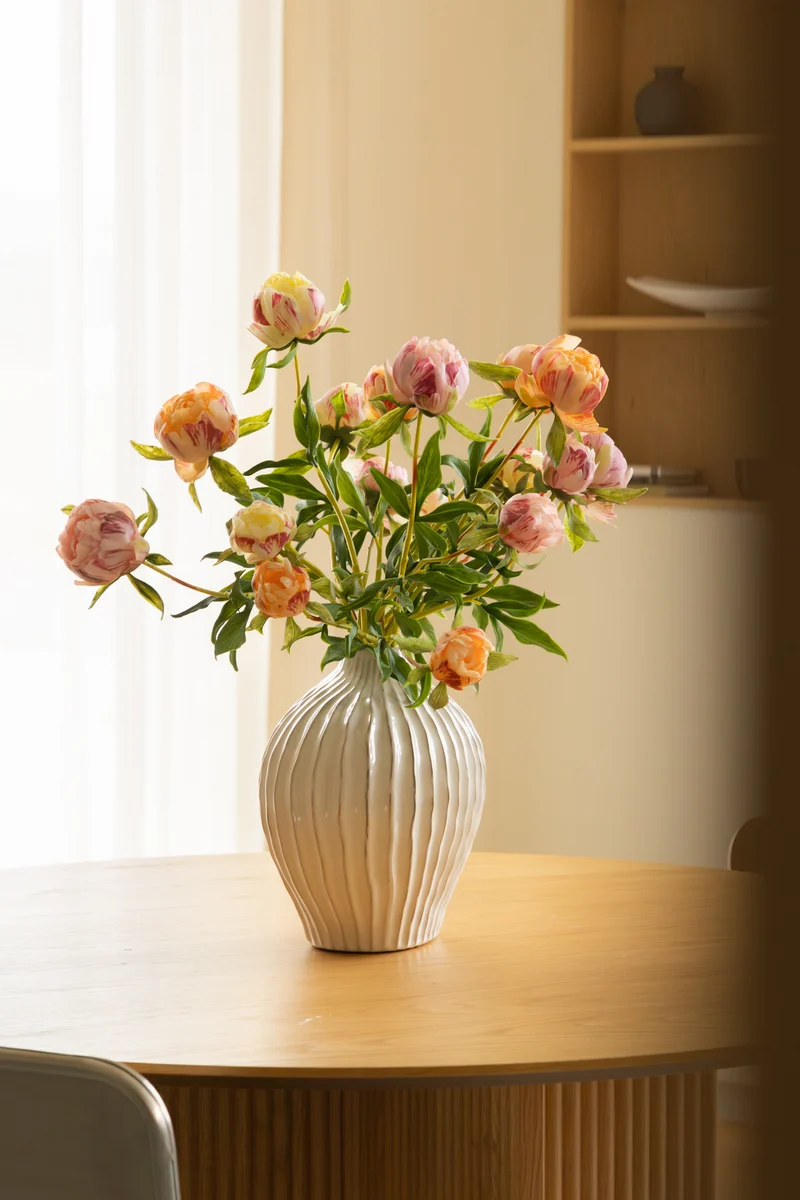 Kunstblumenstrauß Peony Heritage