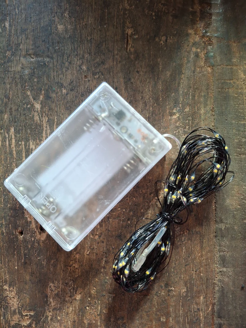 Zwart lichtsnoer - 500 cm - 100 LEDs