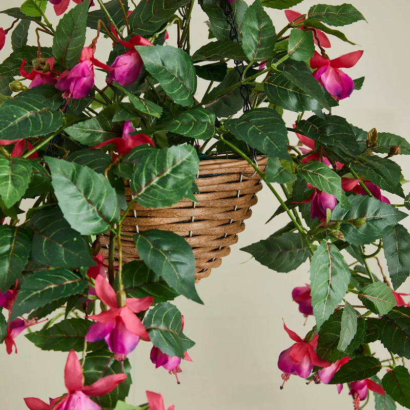 Künstliche Hänge-Fuchsie – Calanthia | 80 cm