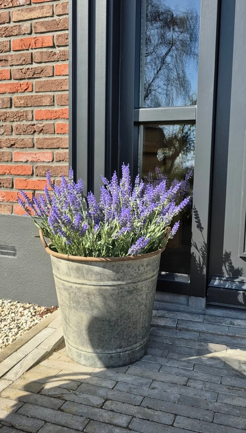Zinken emmer met handvatten - 40 cm
