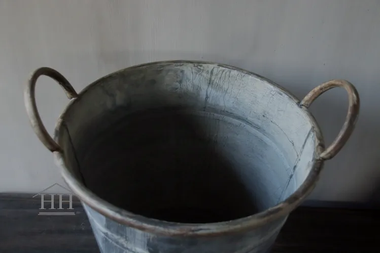 Zinken emmer met handvatten - 35 cm
