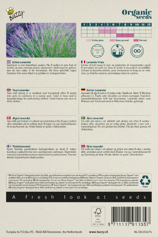 Echter Lavendel Saatgutmischung BIO