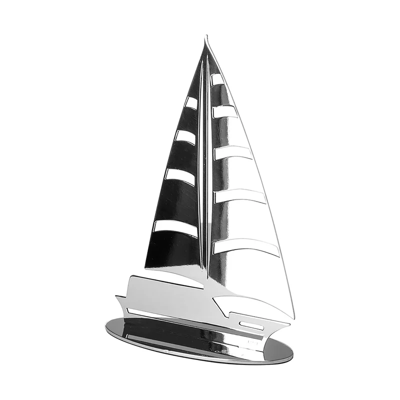 SAILER Deko-Segelboot silberfarben