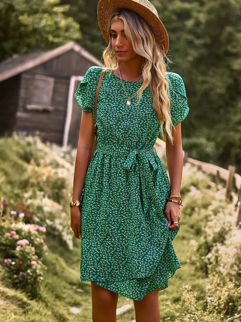 Klassisches Sommerkleid für Frauen || Klassisches Sommerkleid für Frauen La Parisienne