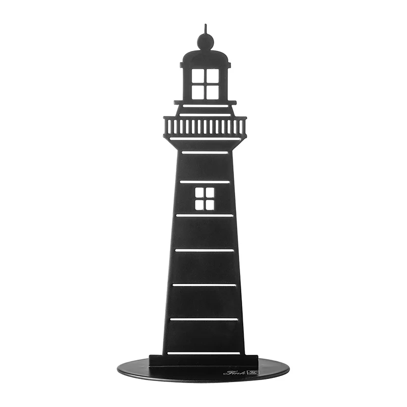 LIGHTHOUSE Deko-Leuchtturm schwarz