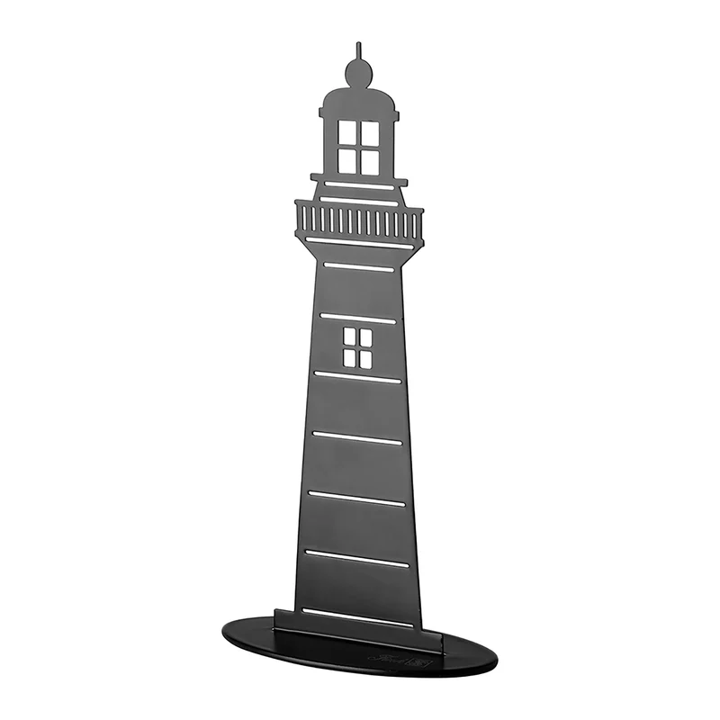 LIGHTHOUSE Deko-Leuchtturm schwarz