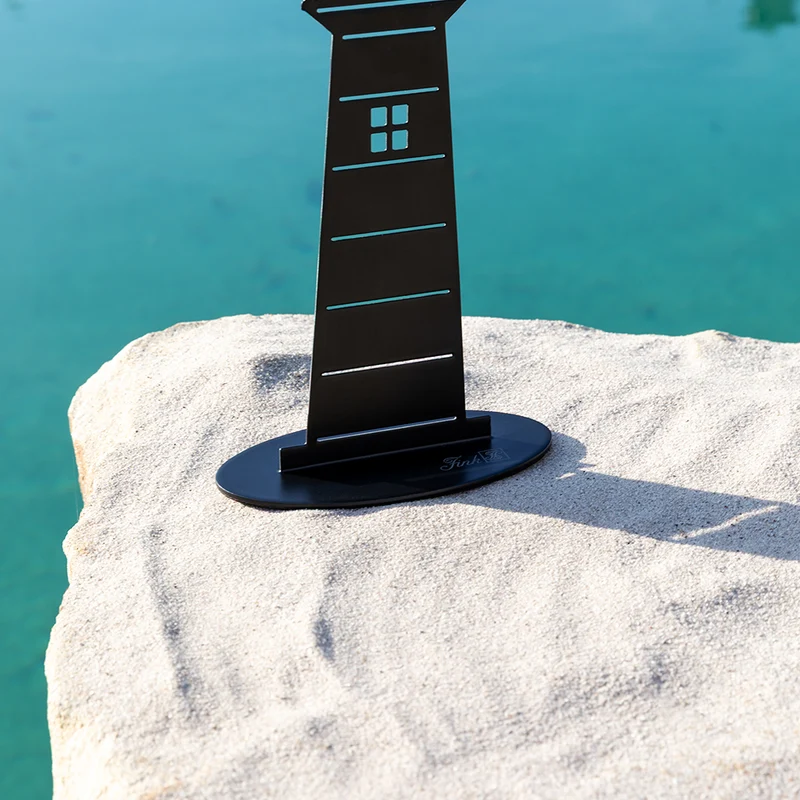 LIGHTHOUSE Deko-Leuchtturm schwarz