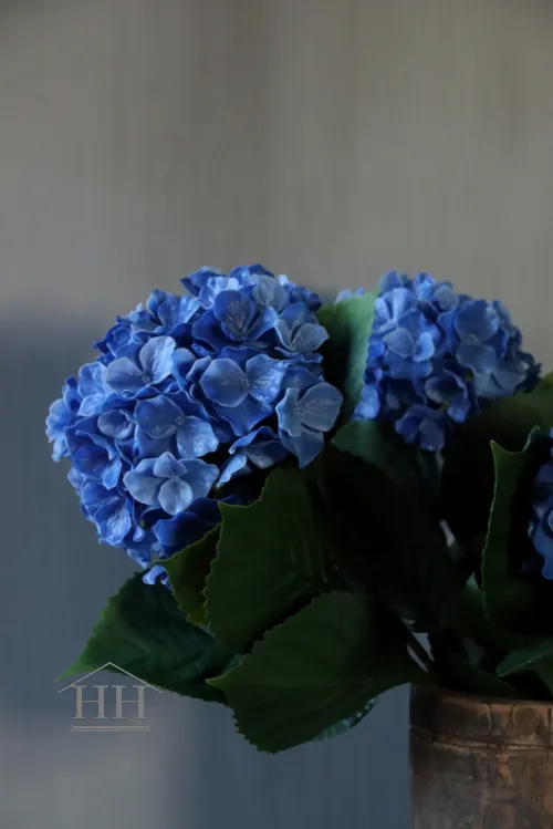 Hortensia kunstplant blauw - 40 cm - UV & Water bestendig