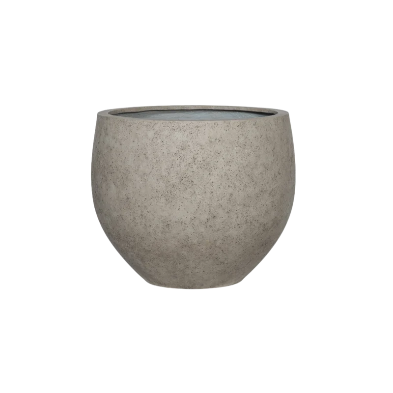 Großer Pflanzkübel Jumbo Orb Grau in Beton-Optik