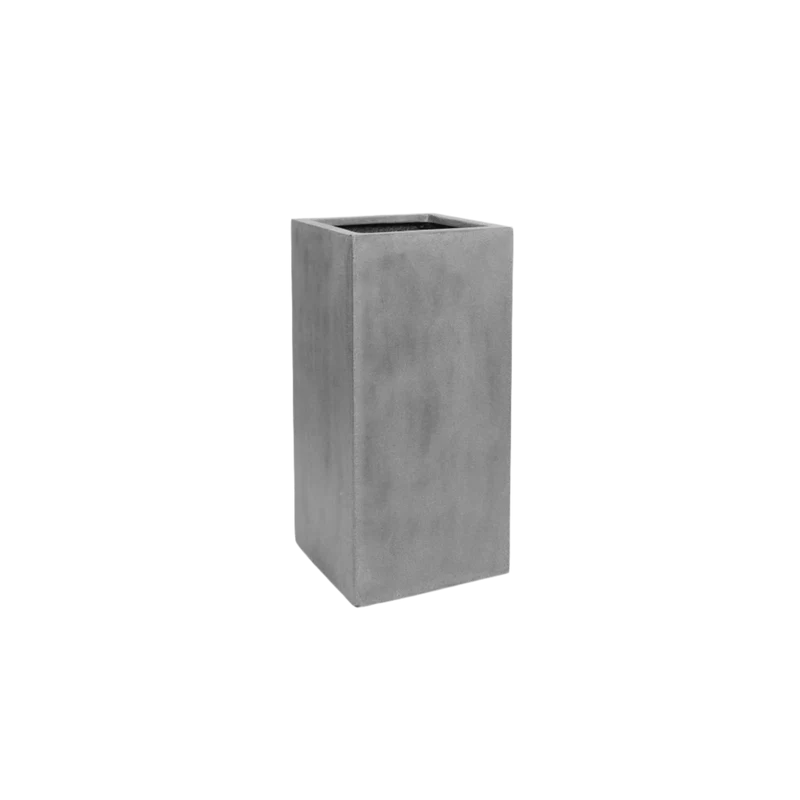 Pflanzsäule Bouvy Grau aus Fiberstone