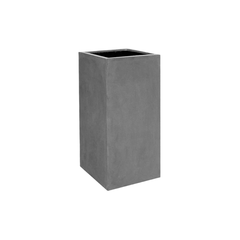 Pflanzsäule Bouvy Grau aus Fiberstone