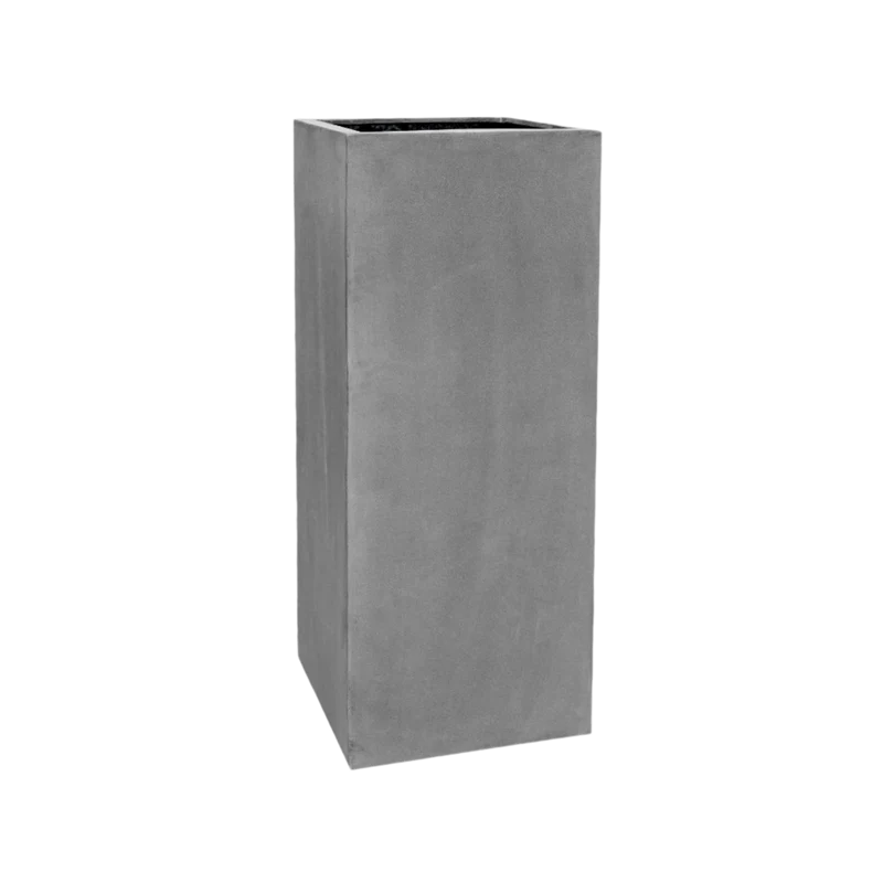 Pflanzsäule Bouvy Grau aus Fiberstone