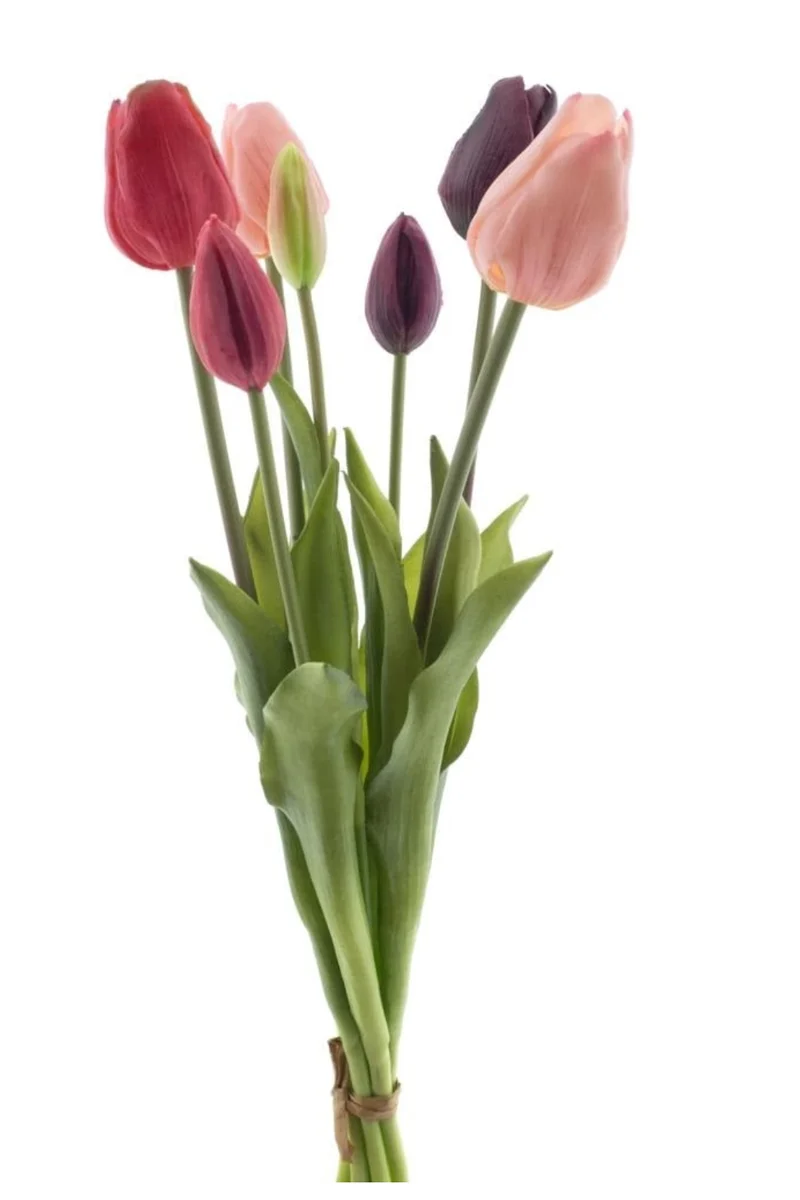 Künstliche Tulpen lila/rosa 47cm