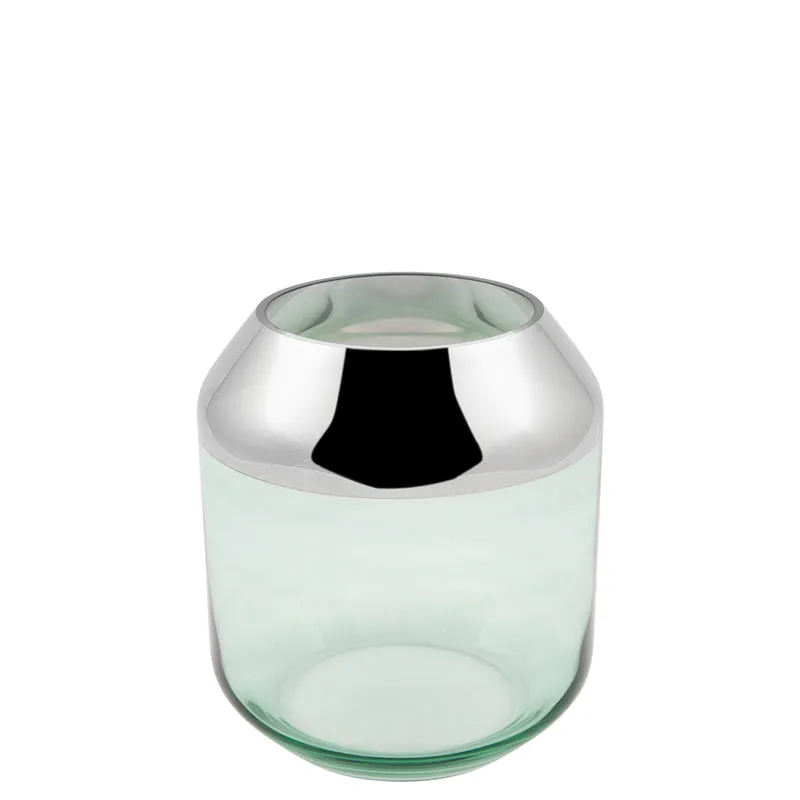 SMILLA Vase silberfarben