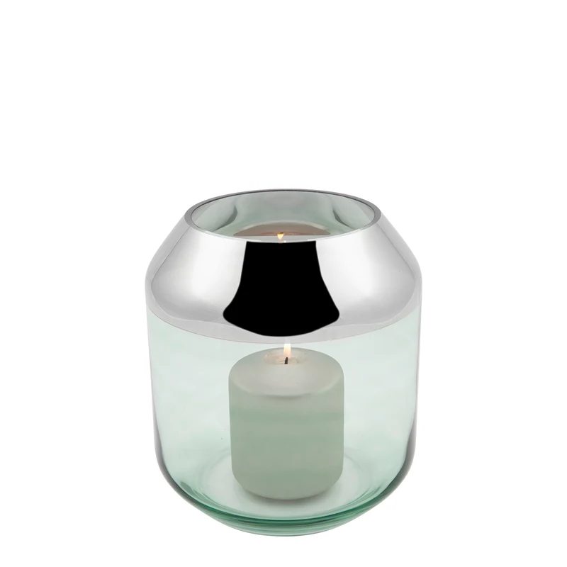 SMILLA Vase silberfarben