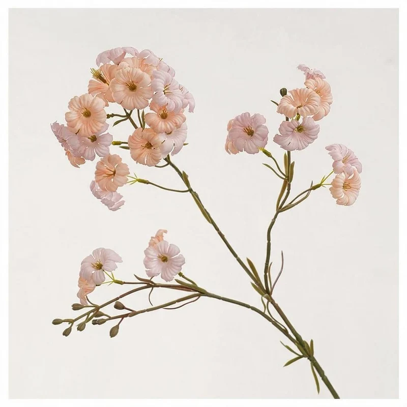 Künstliche Abendblume Persischer Trompetenblumenstrauß, 83 cm, Seide, 21 Blüten, für Hochzeit, Dekoration, Hotel, Büro, Zuhause