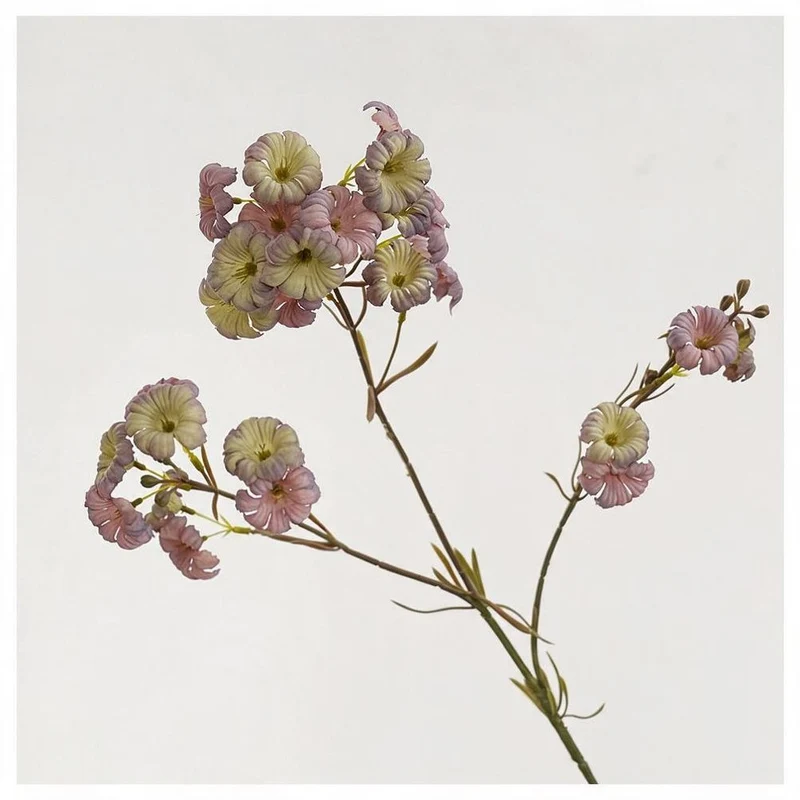 Künstliche Abendblume Persischer Trompetenblumenstrauß, 83 cm, Seide, 21 Blüten, für Hochzeit, Dekoration, Hotel, Büro, Zuhause